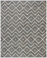 Safavieh Kilim 10'-0" x 14'-0" Rug in Charcoal / Natural
