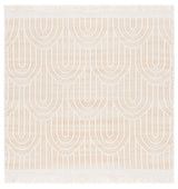Safavieh Kilim 6'-0" x 6'-0" Rug in Gold / Ivory