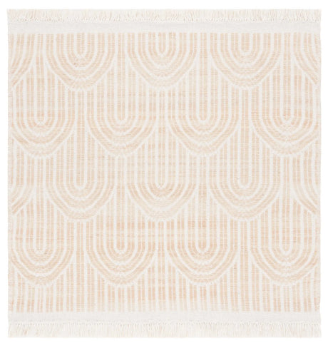 Safavieh Kilim 6'-0" x 6'-0" Rug in Gold / Ivory