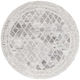 Safavieh Abstract 6'-0" x 6'-0" Rug in Ivory / Grey