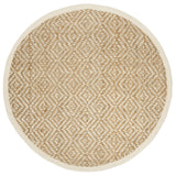 Safavieh Natural Fiber 6'-0" x 6'-0" Rug in Ivory / Natural