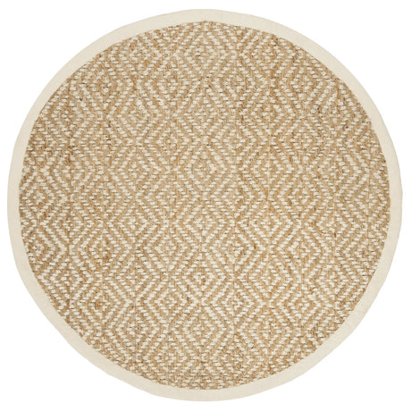 Safavieh Natural Fiber 6'-0" x 6'-0" Rug in Ivory / Natural
