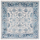 Safavieh Tulum 6'-7" x 6'-7" Rug in Ivory / Blue