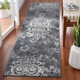 Safavieh Adirondack 2'-6" x 10'-0" Rug in Charcoal / Ivory