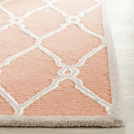 Safavieh Cambridge 2'-6" x 12'-0" Rug in Coral / Ivory