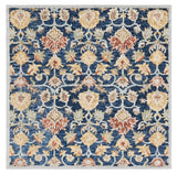 Safavieh Metro 6'-0" x 6'-0" Rug in Blue / Orange