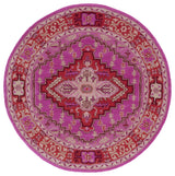 Safavieh Bellagio 5'-0" x 5'-0" Rug in Red / Pink