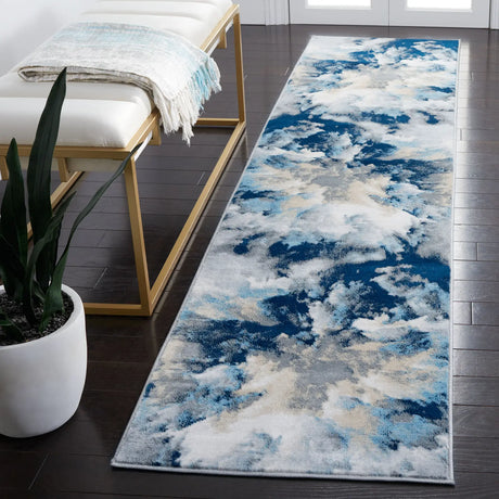 Safavieh Lagoon 2'-2" x 9'-0" Rug in Blue / Beige