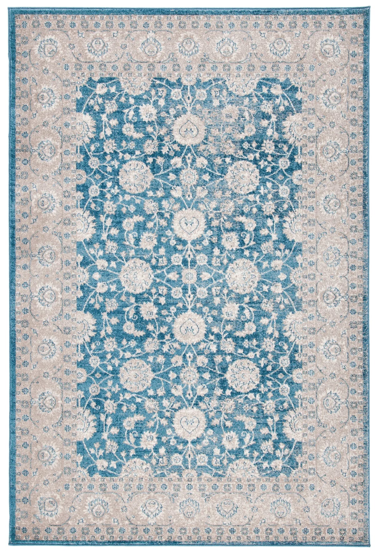 Safavieh Sofia 4'-0" x 5'-7" Rug in Blue / Beige