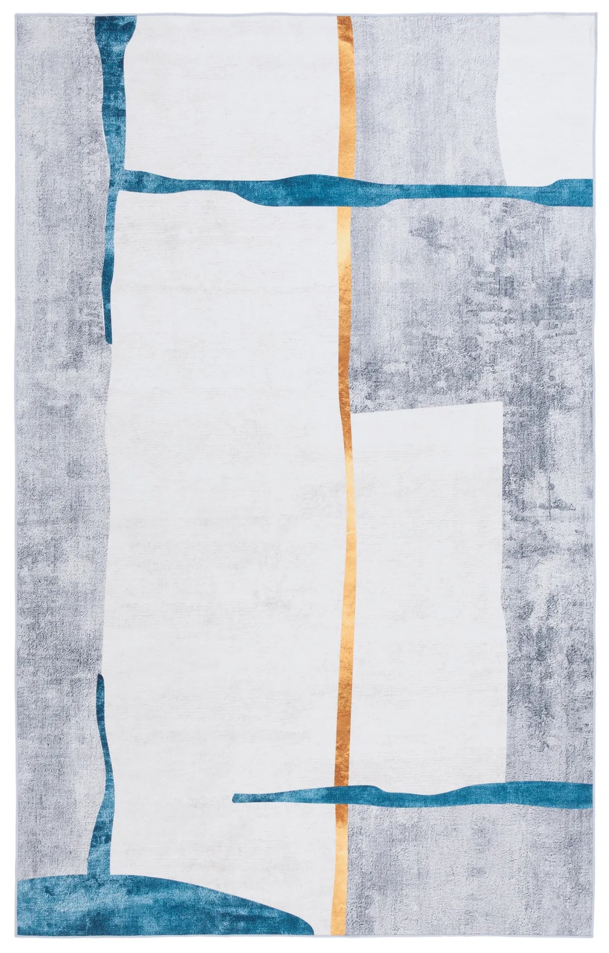 Safavieh Malibu 4'-0" x 6'-0" Rug in Grey / Light Grey