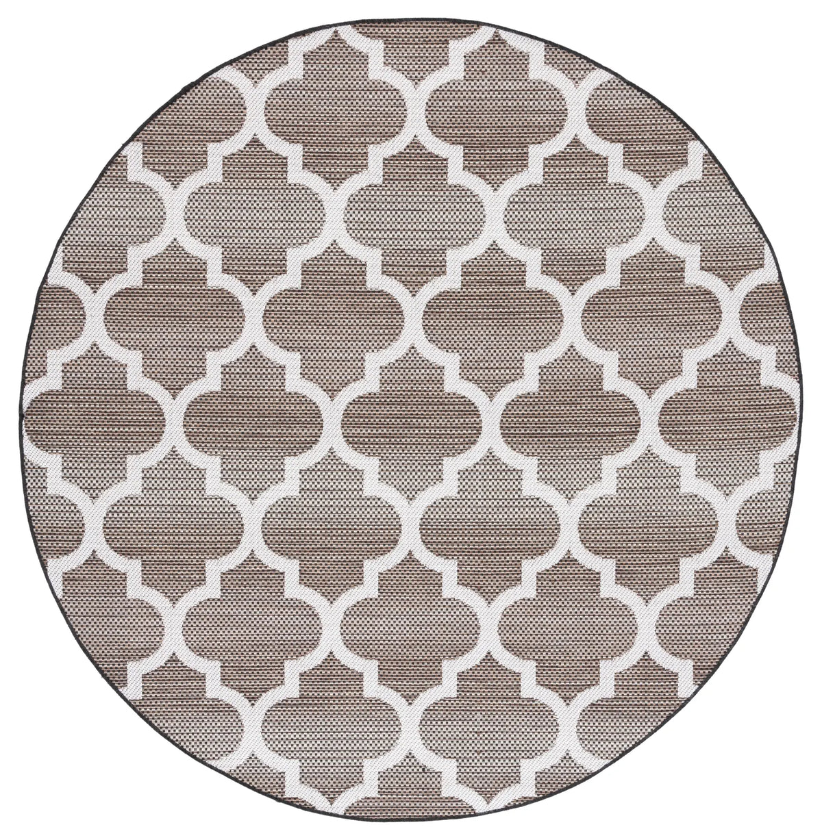 Safavieh Havana 6'-7" x 6'-7" Rug in Light Brown / Ivory