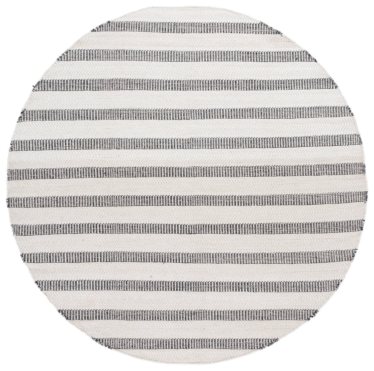 Safavieh Vermont 7'-0" x 7'-0" Rug in Black / Ivory