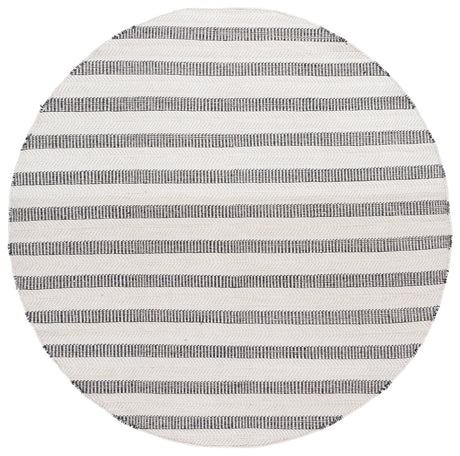 Safavieh Vermont 7'-0" x 7'-0" Rug in Black / Ivory