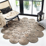 Safavieh Natural Fiber 5'-0" x 5'-0" Rug in Grey