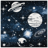 Safavieh Carousel Kids 100 5'-3" x 5'-3" Rug in Dark Blue / Light Blue