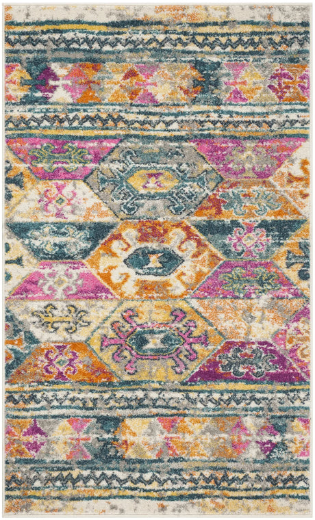 Safavieh Madison 3'-0" x 5'-0" Rug in Blue / Fuchsia