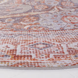 Safavieh Tucson 6'-0" x 6'-0" Rug in Grey / Rust