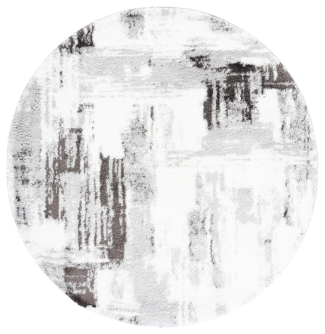 Safavieh Berber Shag 7'-0" x 7'-0" Rug in Grey / Dark Grey