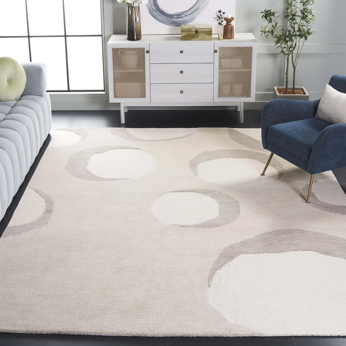 Safavieh Rodeo Drive 6'-0" x 9'-0" Rug in Ivory / Grey
