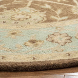 Safavieh Antiquity 6'-0" x 6'-0" Rug in Brown / Green