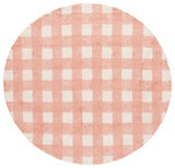 Safavieh Easy Care 6'-0" x 6'-0" Rug in Ivory / Rust