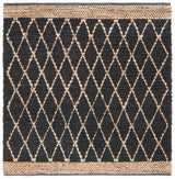 Safavieh Natural Fiber 6'-0" x 6'-0" Rug in Charcoal