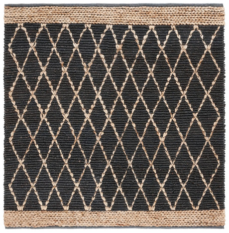 Safavieh Natural Fiber 6'-0" x 6'-0" Rug in Charcoal