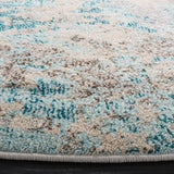 Safavieh Madison 5'-0" x 5'-0" Rug in Ivory / Teal