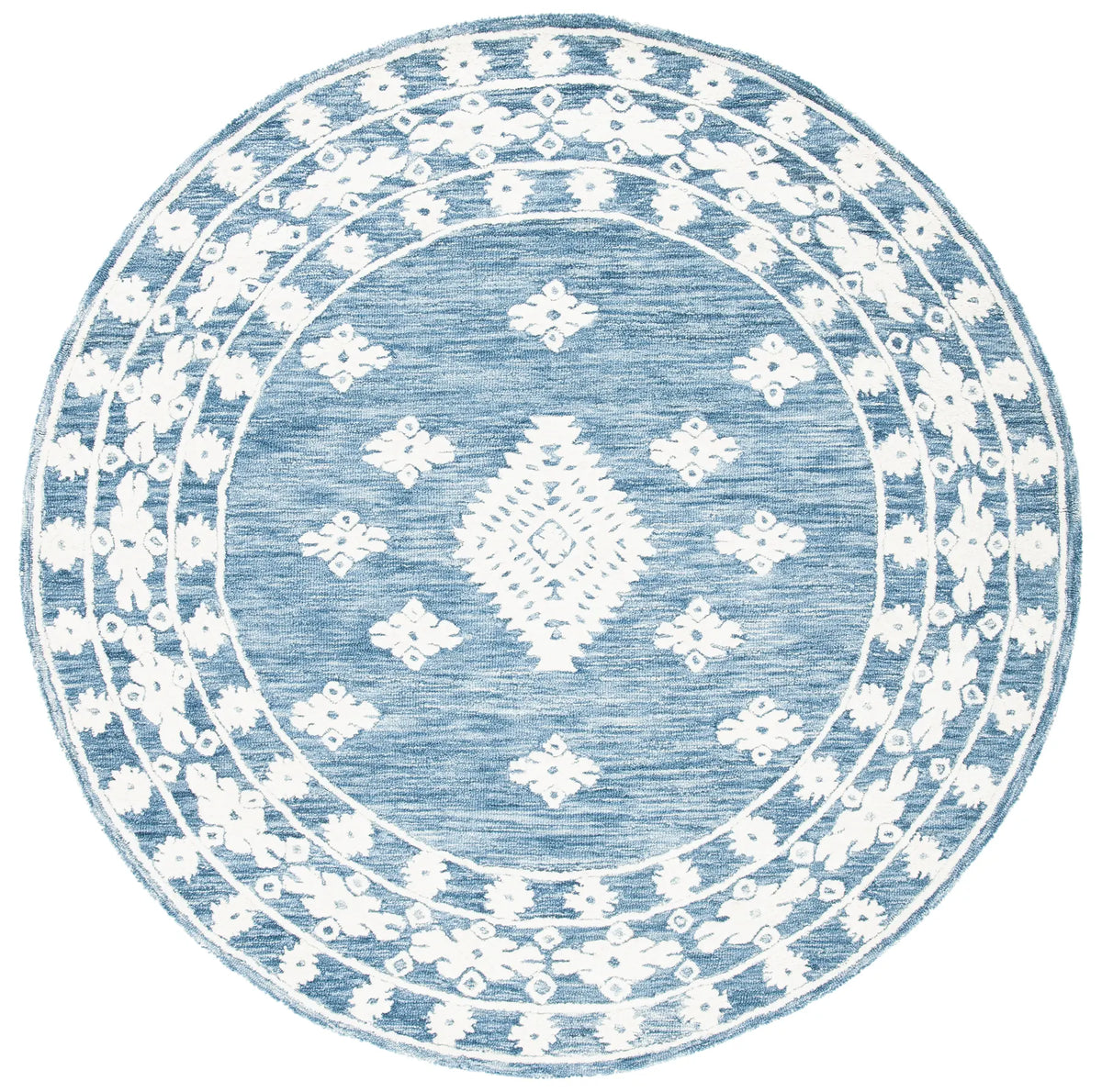 Safavieh Aspen 7'-0" x 7'-0" Rug in Blue / Ivory