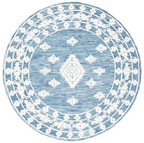 Safavieh Aspen 7'-0" x 7'-0" Rug in Blue / Ivory