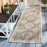 Safavieh Courtyard 2'-7" x 8'-2" Rug in Beige / Dark Beig