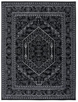 Safavieh Adirondack 10'-0" x 14'-0" Rug in Black / Ivory