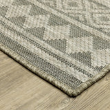 Oriental Weavers Sphinx Tortuga Tr03A Beige/ Black Rug - corner detail