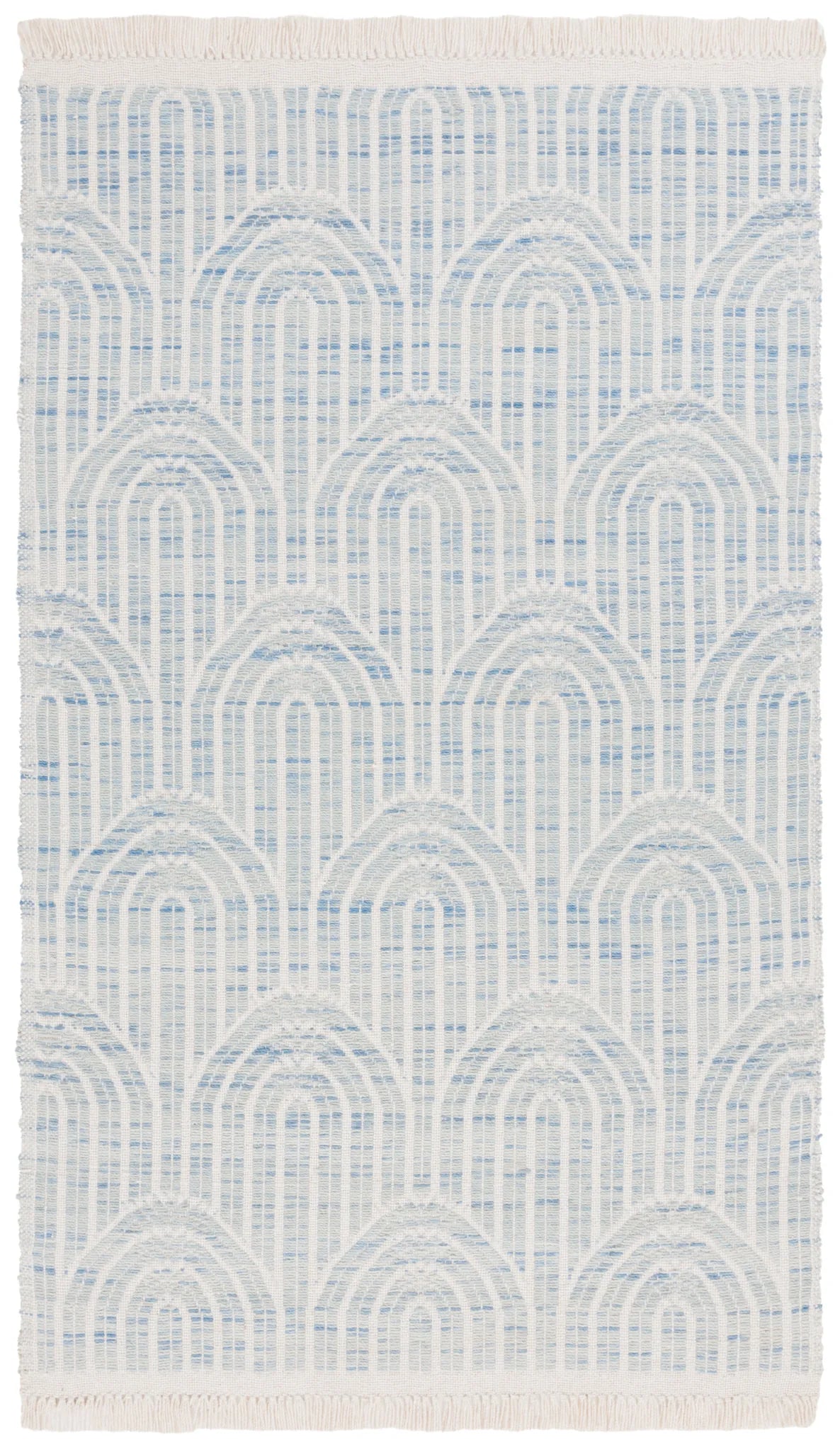 Safavieh Kilim 4'-0" x 6'-0" Rug in Blue / Ivory