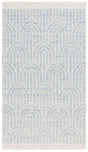 Safavieh Kilim 4'-0" x 6'-0" Rug in Blue / Ivory