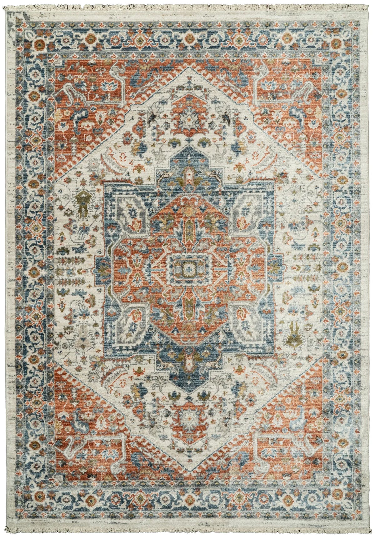Dynamic Rugs Juno 6887 Power Loomed Traditional Beige/Multi Rug - Rectangular