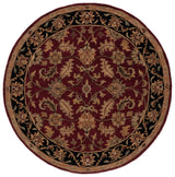 Safavieh Heritage 6'-0" x 6'-0" Rug in Red / Black