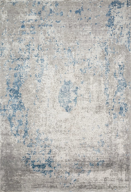 Loloi Sienne Sie-01 Dove / Ocean Rugs - main flat