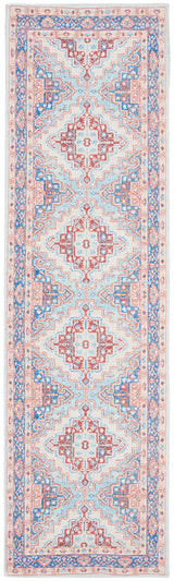 Safavieh Saffron 2'-3" x 8'-0" Rug in Blue / Rust