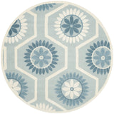 Safavieh Cambridge 6'-0" x 6'-0" Rug in Blue / Ivory