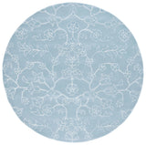 Safavieh Fifth Avenue 7'-0" x 7'-0" Rug in Blue / Ivory
