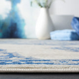 Safavieh Brentwood 4'-0" x 6'-0" Rug in Ivory / Navy