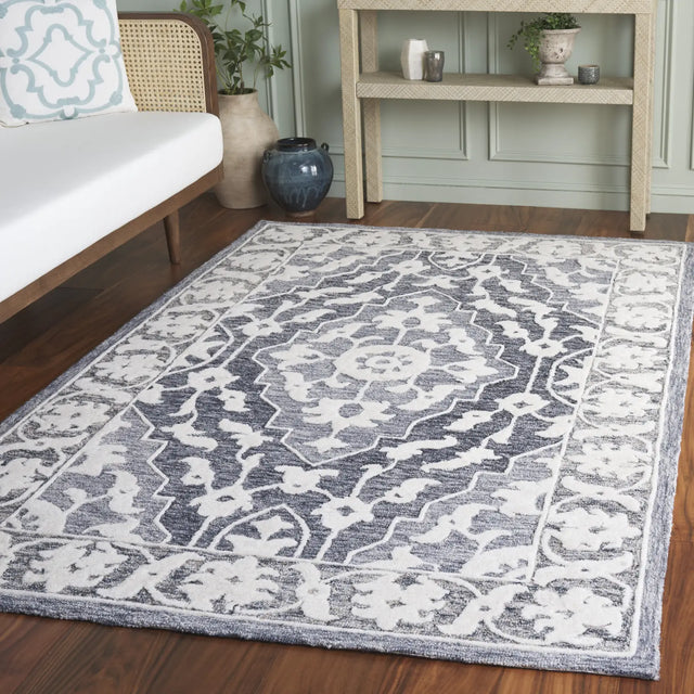 Safavieh Metro 5'-0" x 8'-0" Rug in Light Blue / Grey