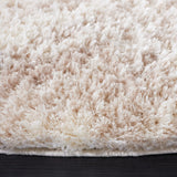 Safavieh Cloud Shag 6'-7" x 6'-7" Rug in Ivory / Grey