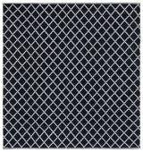 Safavieh Montauk 6'-0" x 6'-0" Rug in Black / Ivory