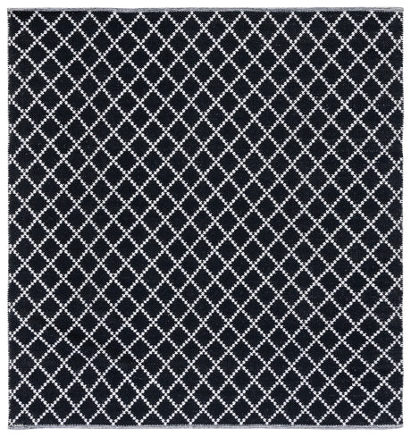 Safavieh Montauk 6'-0" x 6'-0" Rug in Black / Ivory
