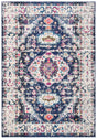 Safavieh Madison 4'-0" x 6'-0" Rug in Navy / Ivory
