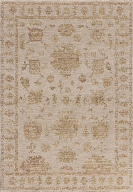 Loloi Willa WIA-07 Bone / Clay Power Loomed Rug - main flat