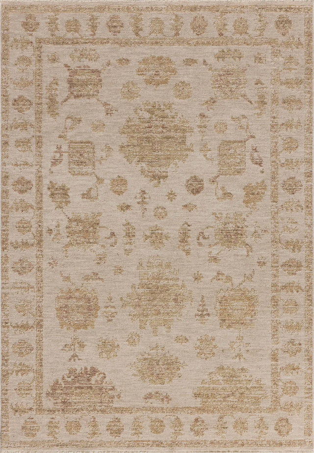 Loloi Willa WIA-07 Bone / Clay Power Loomed Rug - main flat
