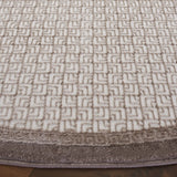 Safavieh Prestige 6'-7" x 6'-7" Rug in Ivory / Brown